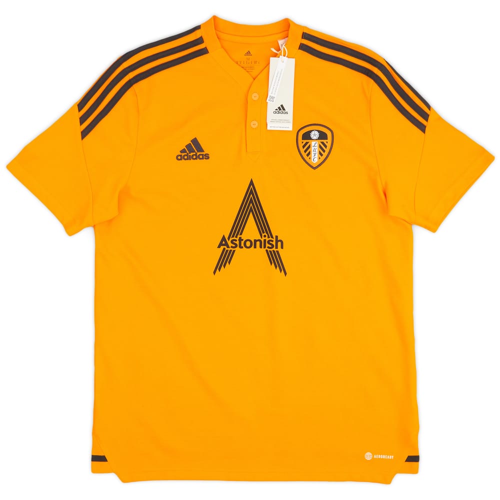 2022-23 Leeds United Player Issue Polo T-Shirt