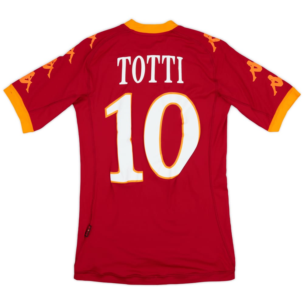 2010-11 Roma Home Shirt Totti #10 - 8/10 - (XS)