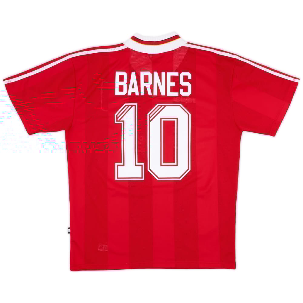 1995-96 Liverpool Home Shirt Barnes #10 - 9/10 - (L)
