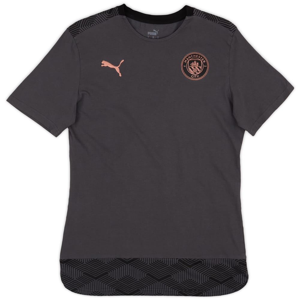 2020-21 Manchester City Puma Casuals Tee - 9/10 - (M)
