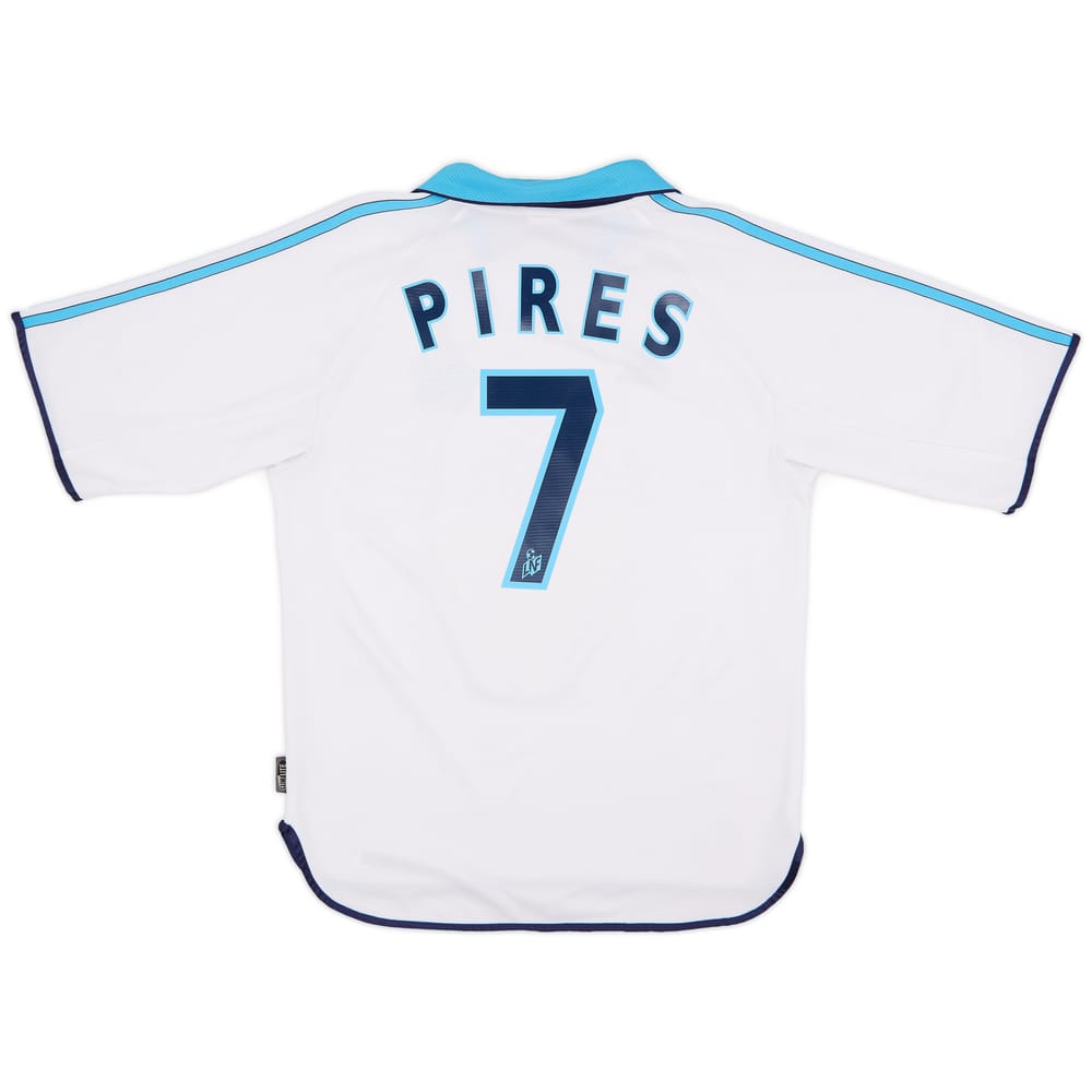 1999-00 Olympique Marseille Home Shirt Pires #7 - 8/10 - (S)