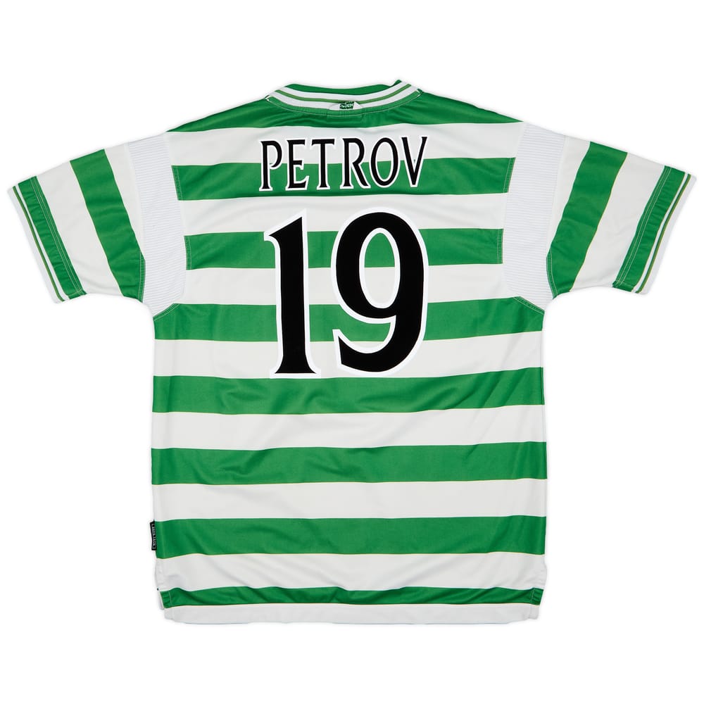 1999-01 Celtic Home Shirt Petrov #19 - 5/10 - (XL)