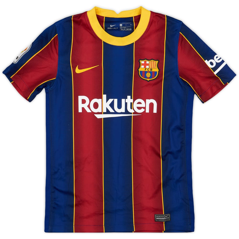 2020-21 Barcelona Home Shirt - 8/10 - (M.Boys)