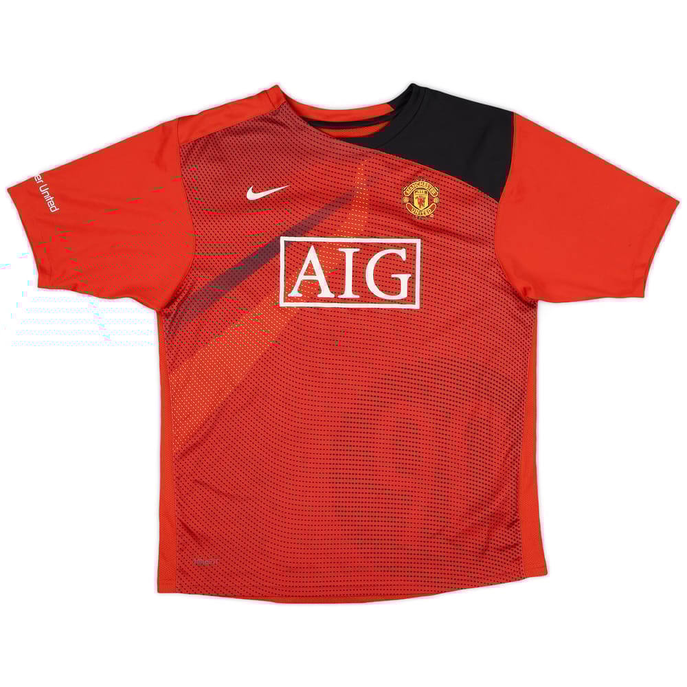 2008-09 Manchester United Nike Training Shirt - 7/10 - (XL)