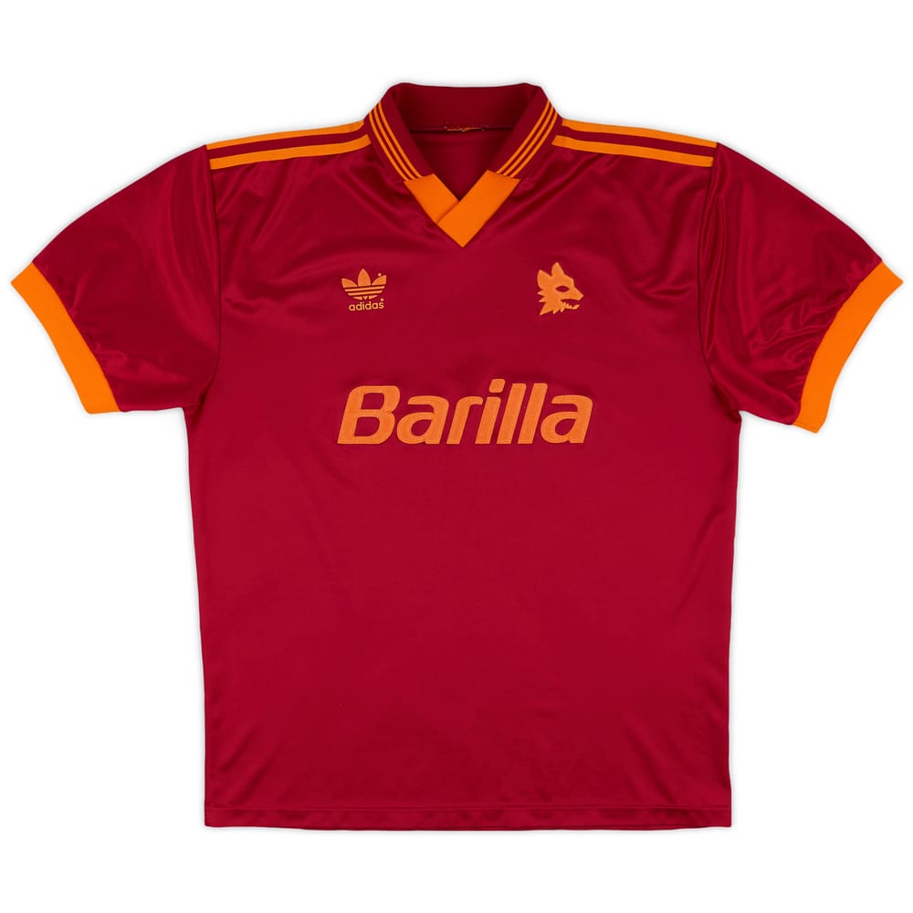 1992-94 Roma Home Shirt - 8/10 - (L)