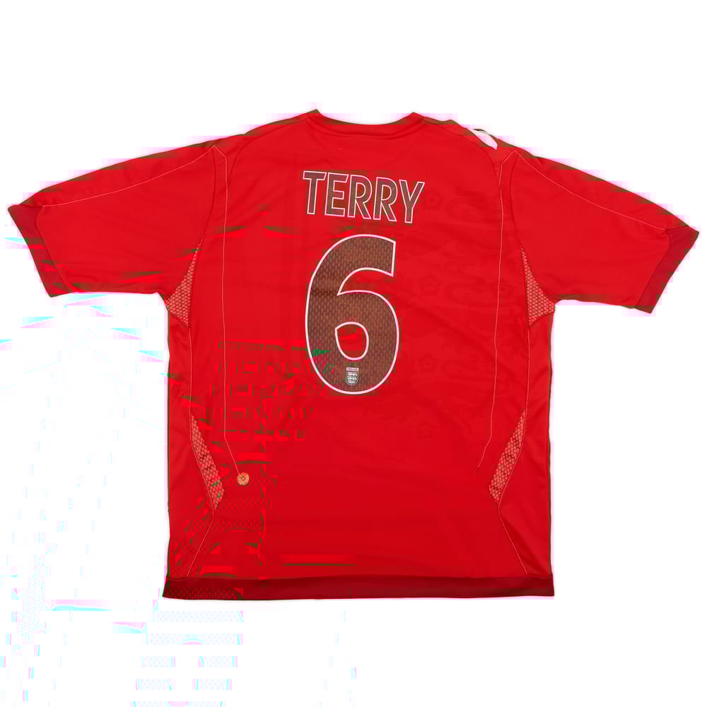 2006-08 England Away Shirt Terry #6 - 4/10 - (XL)
