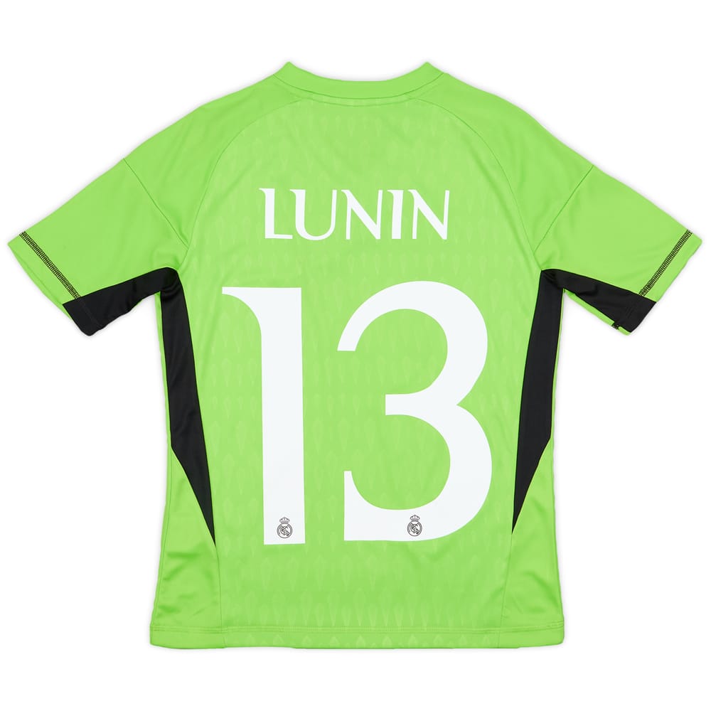 2023-24 Real Madrid GK Home Shirt Lunin #13 (M.Kids)