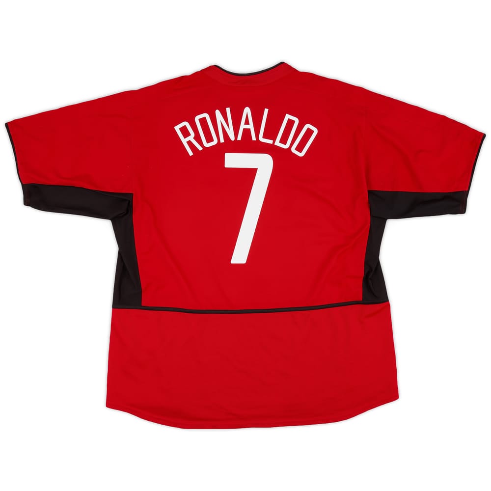 2002-04 Manchester United Home Shirt Ronaldo #7 - 5/10 - (XXL)