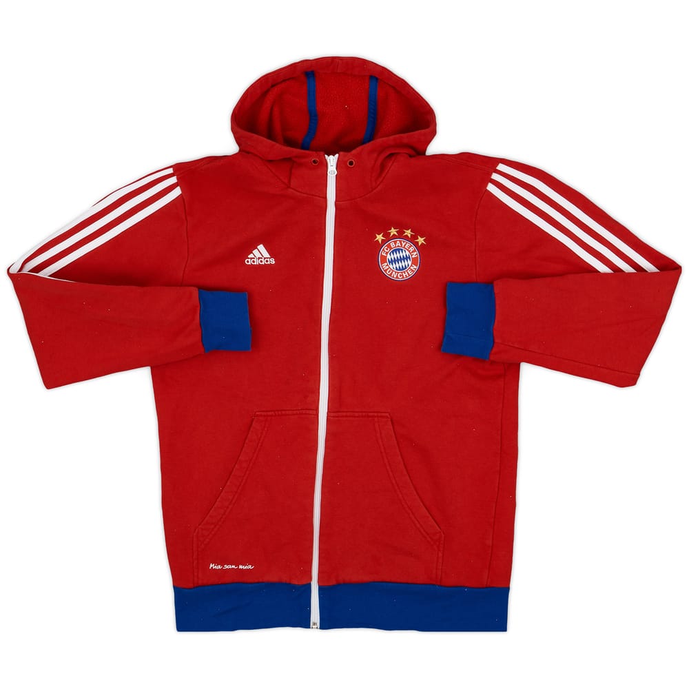 2014-15 Bayern Munich adidas Zipped Hooded Sweat Top - 9/10 - (M)