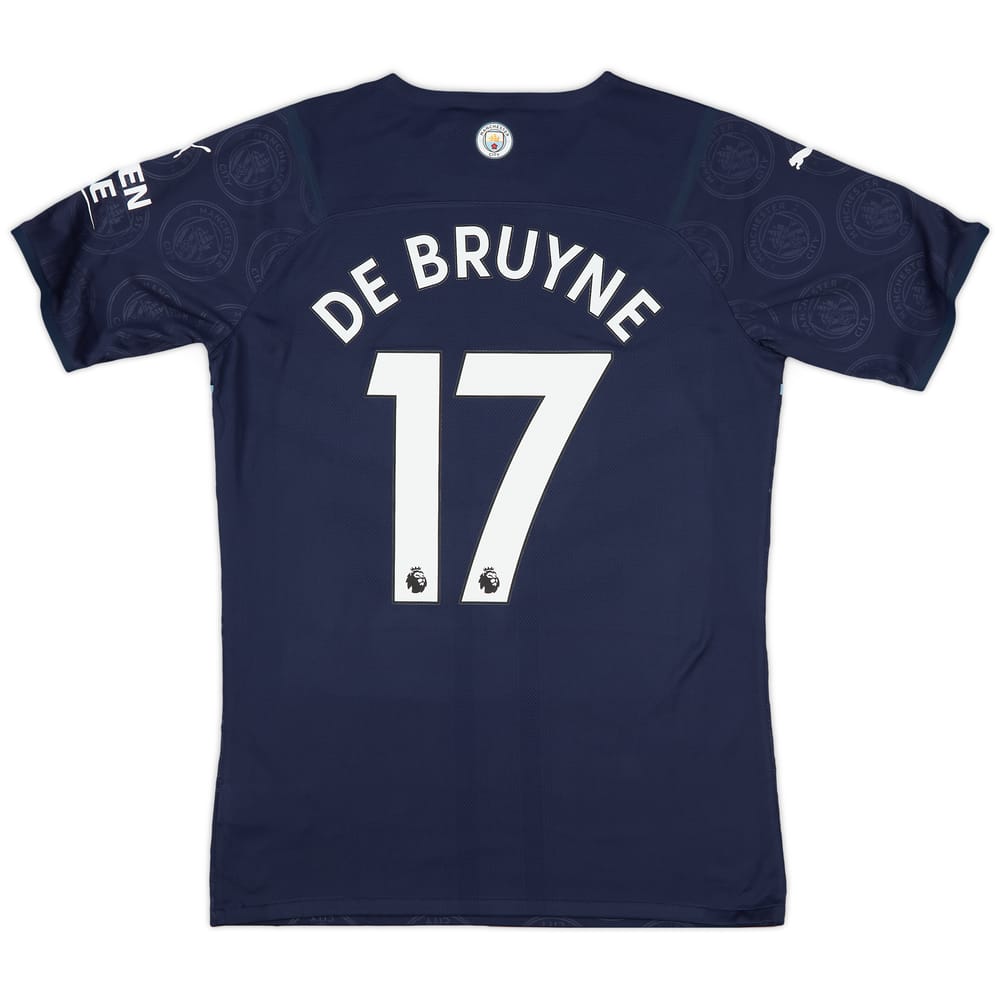 2021-22 Manchester City Authentic Third Shirt De Bruyne #17 (XXL)