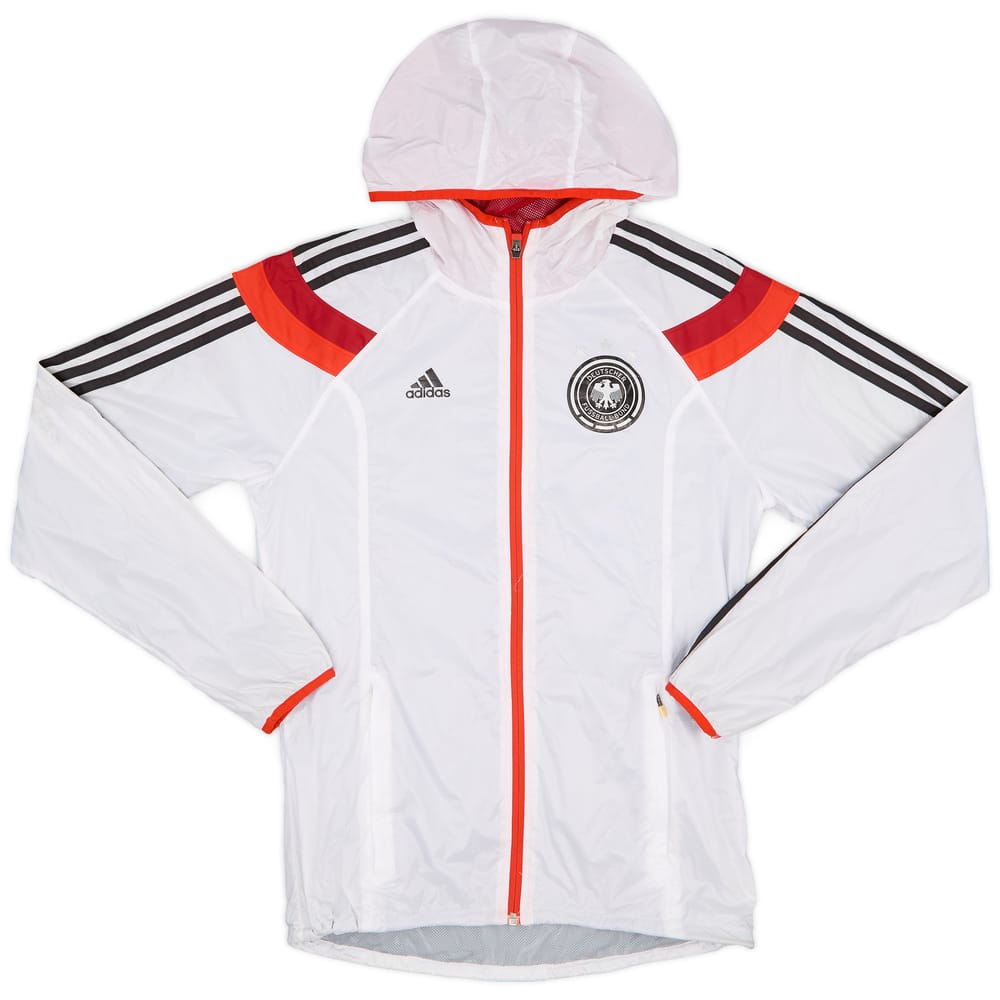 2013-14 Germany adidas Hooded Rain Jacket - 8/10 - (S)