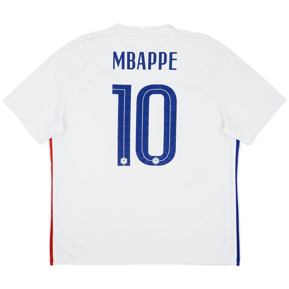 2020-21 France Away Shirt Mbappe #10 - 6/10 - (XL)