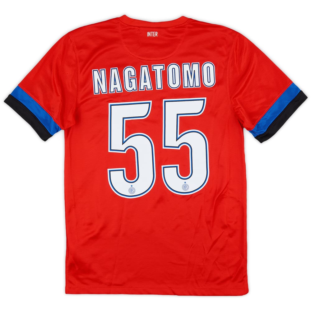 2012-13 Inter Milan Away Shirt Nagatomo #55 (S)