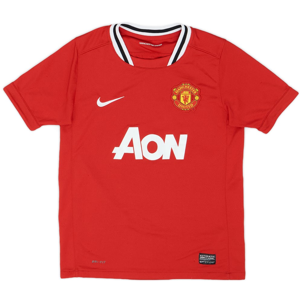 2011-12 Manchester United Home Shirt - 8/10 - (M.Boys)