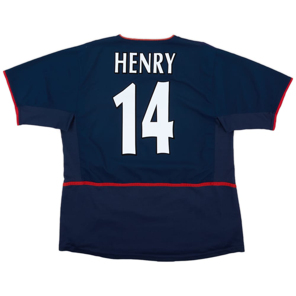 2002-04 Arsenal Away Shirt Henry #14 - 6/10 - (L)