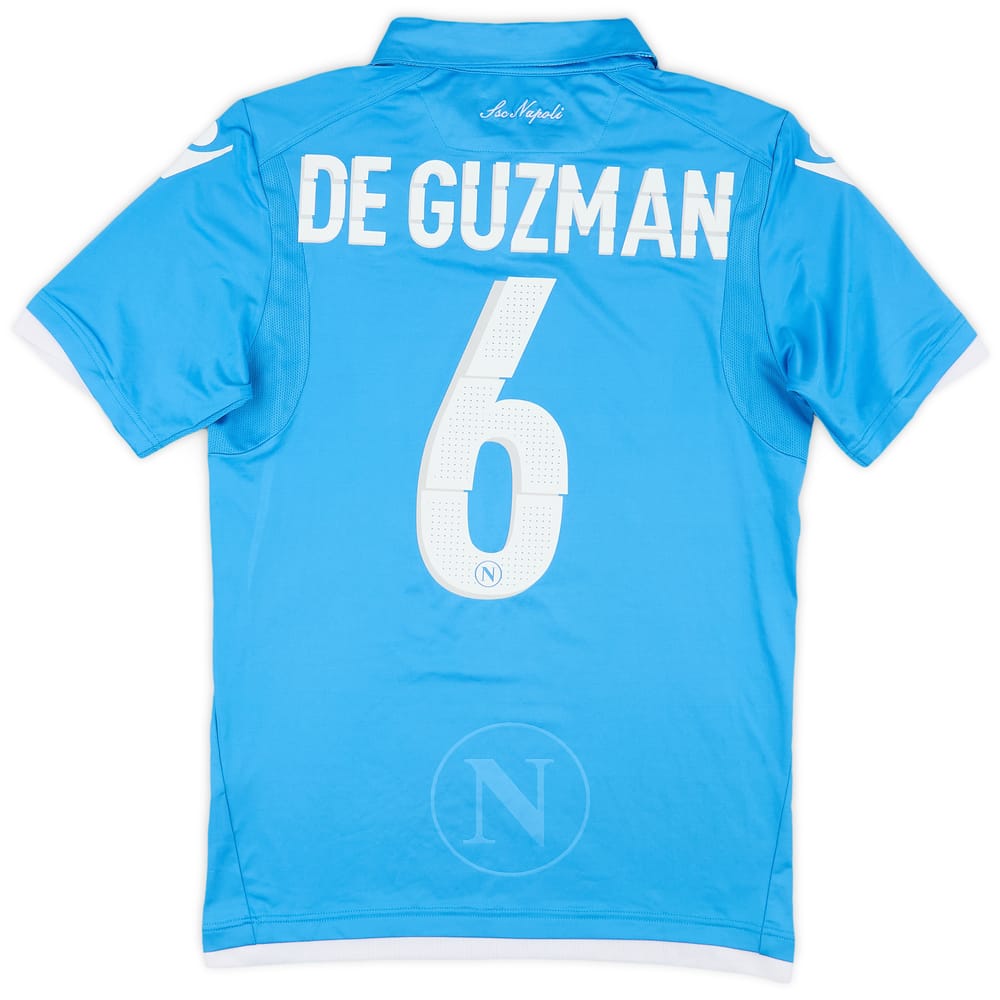 2014-15 Napoli Home Shirt De Guzman #6 - 8/10 - (L)