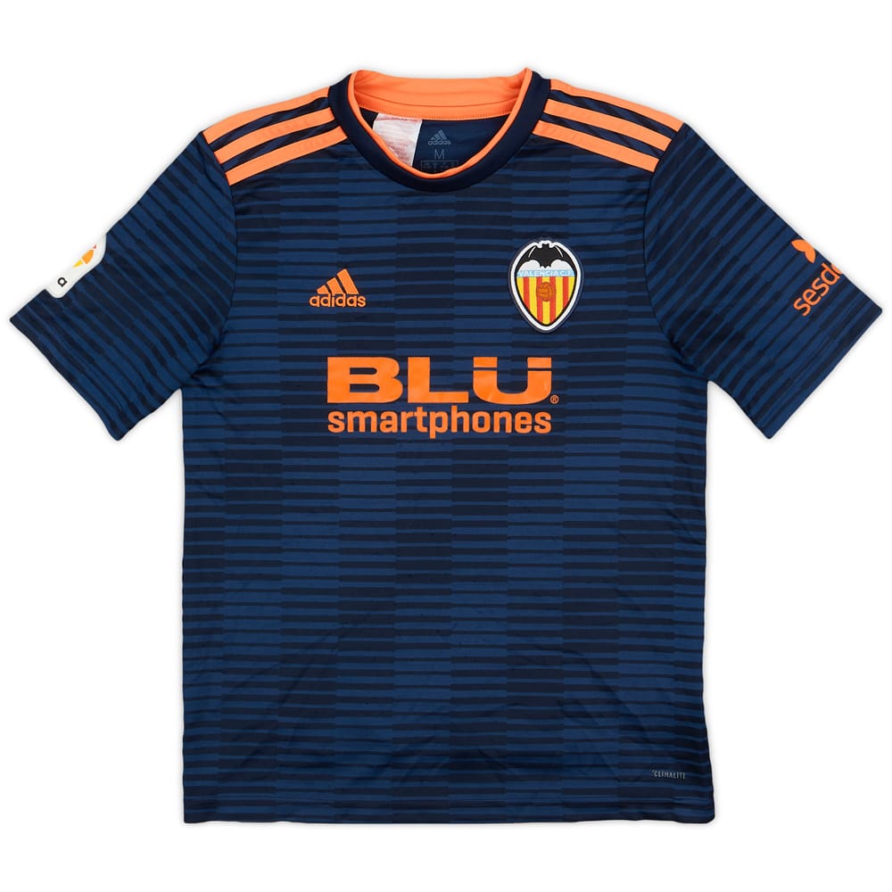 2018-19 Valencia Away Shirt - 7/10 - (M.Boys)