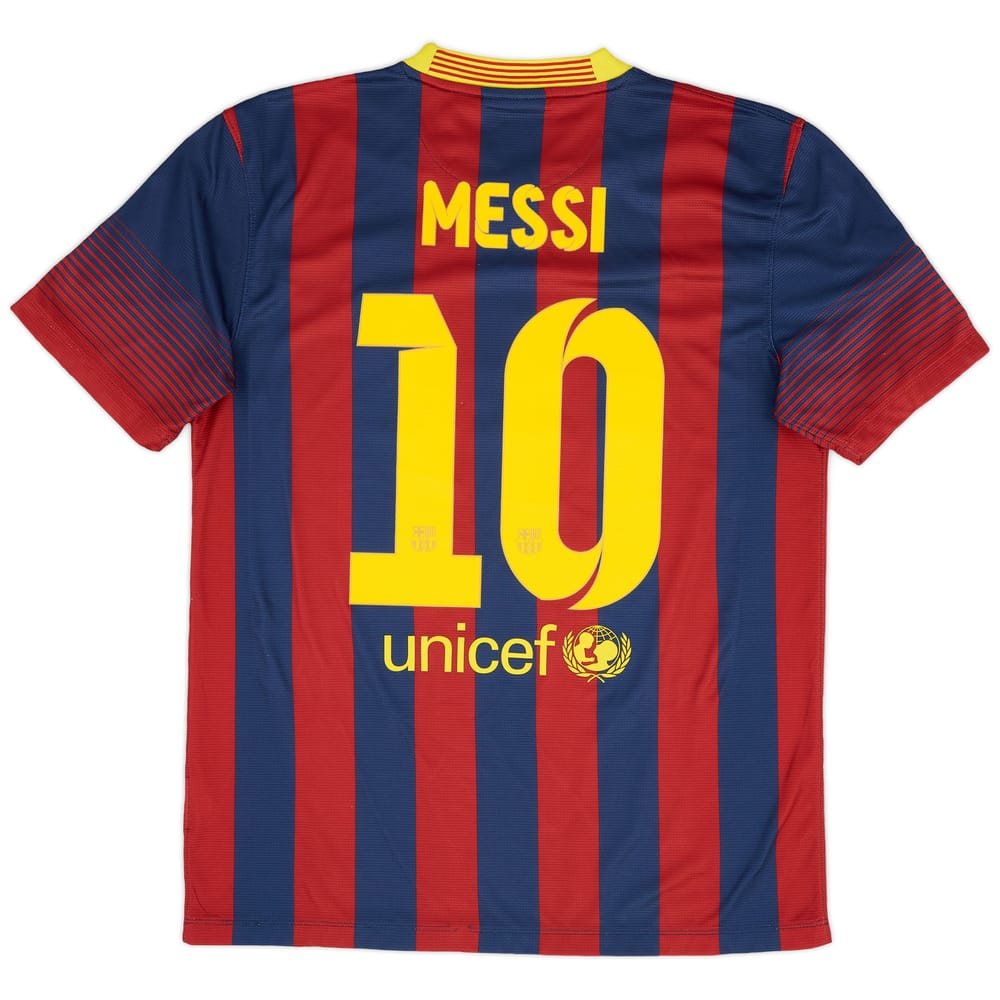 2013-14 Barcelona Home Shirt Messi #10
