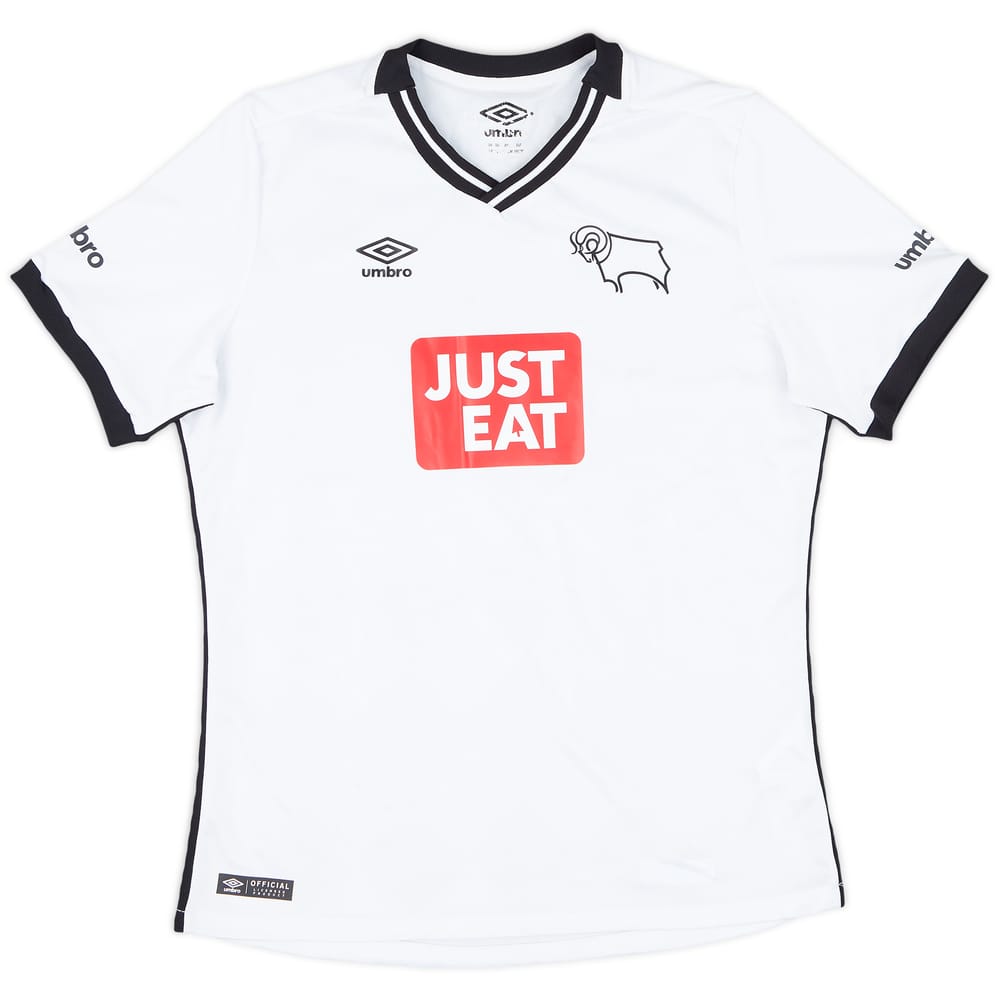 2015-16 Derby County Home Shirt - 8/10 - (L.Boys)