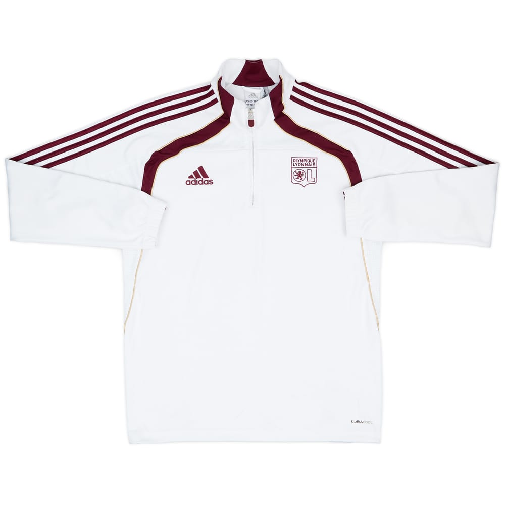 2010-11 Lyon adidas 1/4 Zip Drill Top - 8/10 - (L)