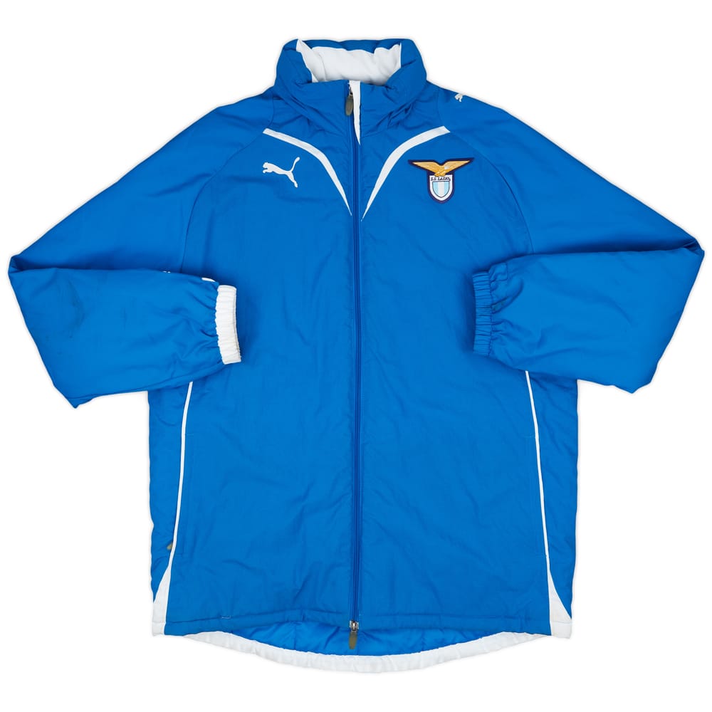2009-10 Lazio Puma Hooded Padded Bench Coat - 7/10 - (L)