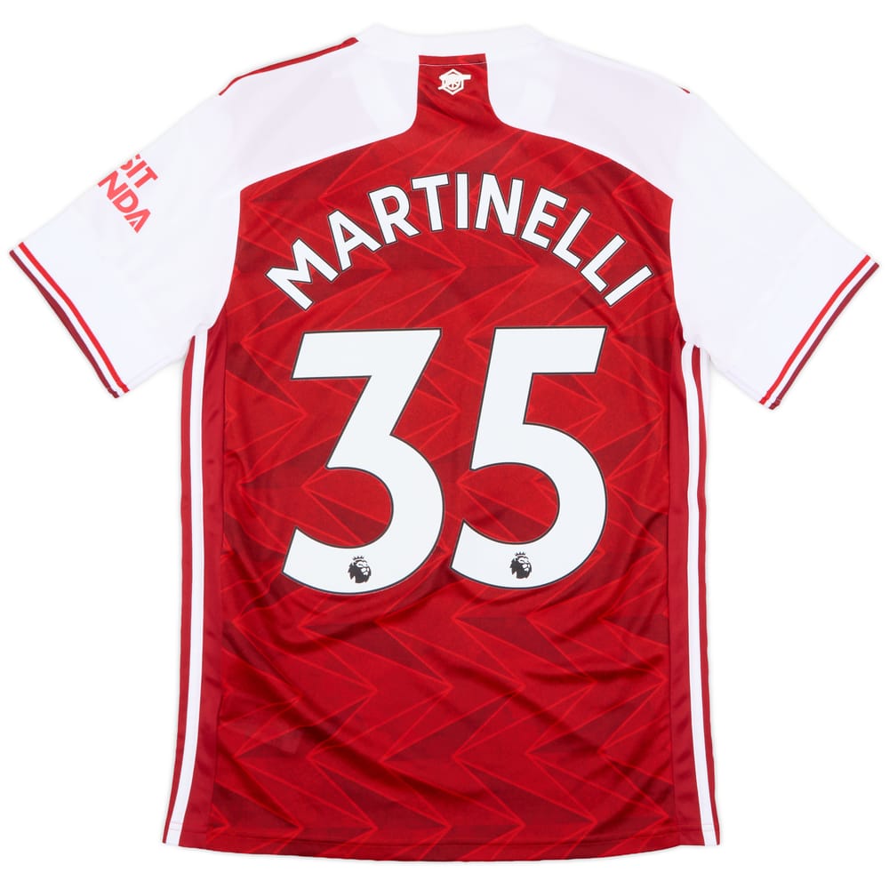 2020-21 Arsenal Home Shirt Martinelli #35 - 9/10 - (S)