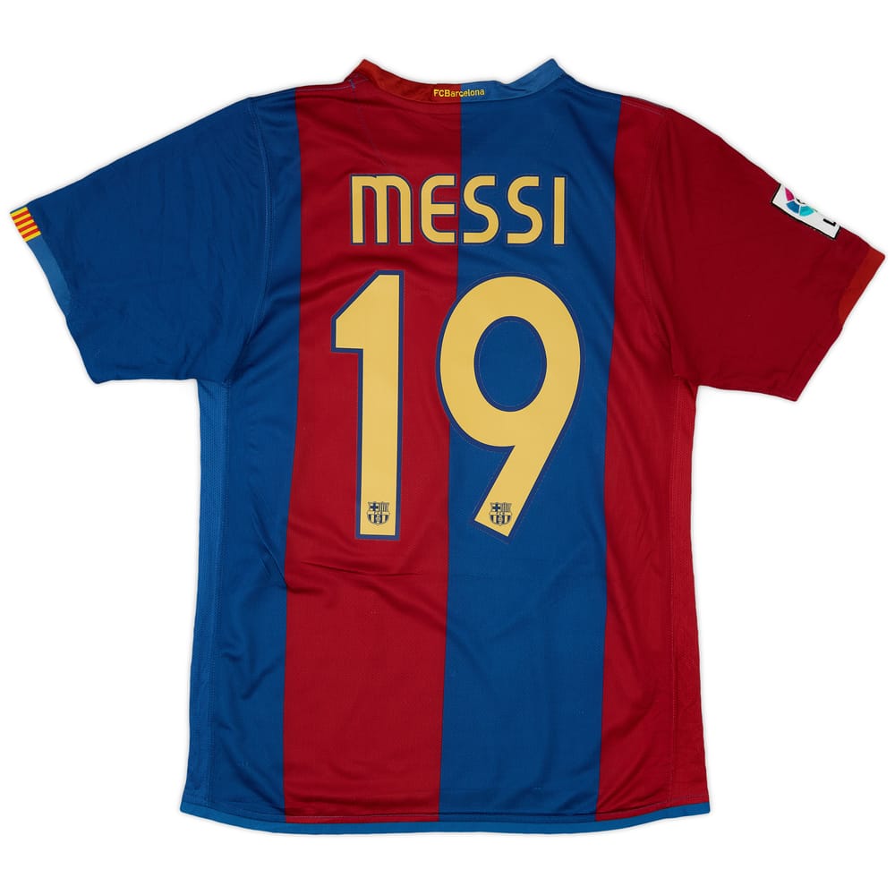 2006-07 Barcelona Home Shirt Messi #19 - 7/10 - (S)