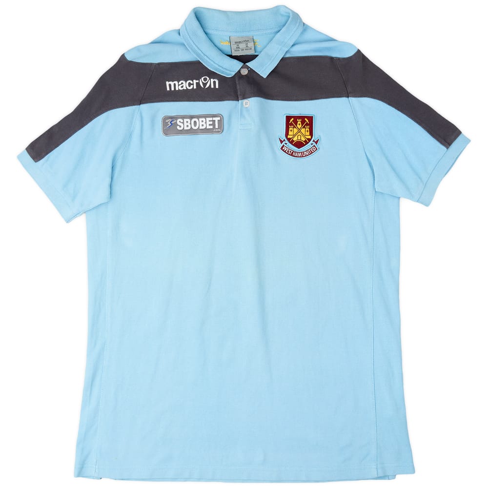2012-13 West Ham Macron Polo Shirt - 7/10 - (XL)