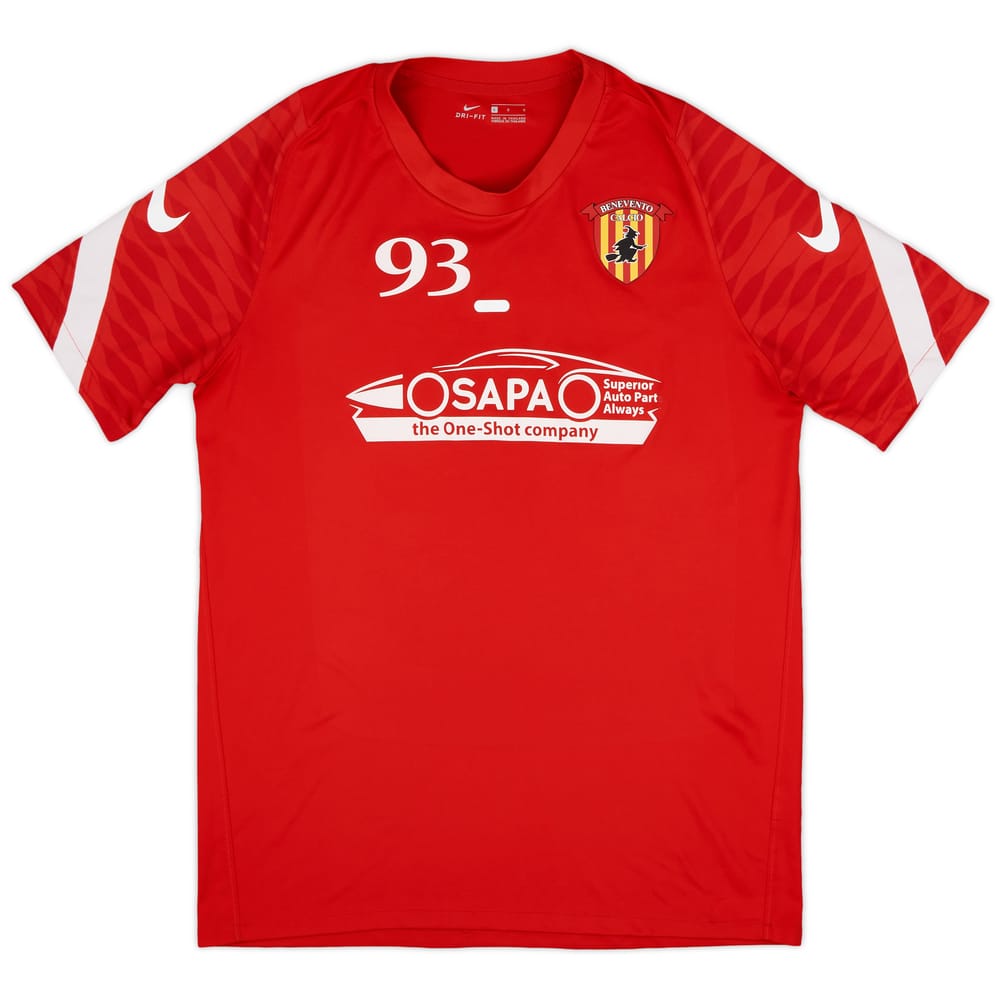 2021-22 Benevento Player Issue Nike Training Shirt #93 - 9/10 - (L)