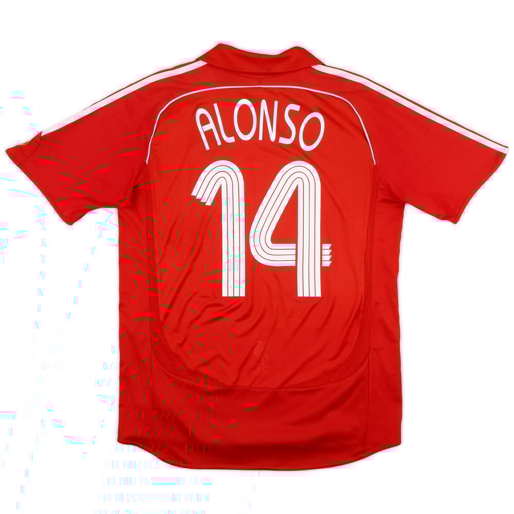 2006-08 Liverpool Home Shirt Gerrard #8 - 6/10 - (M)