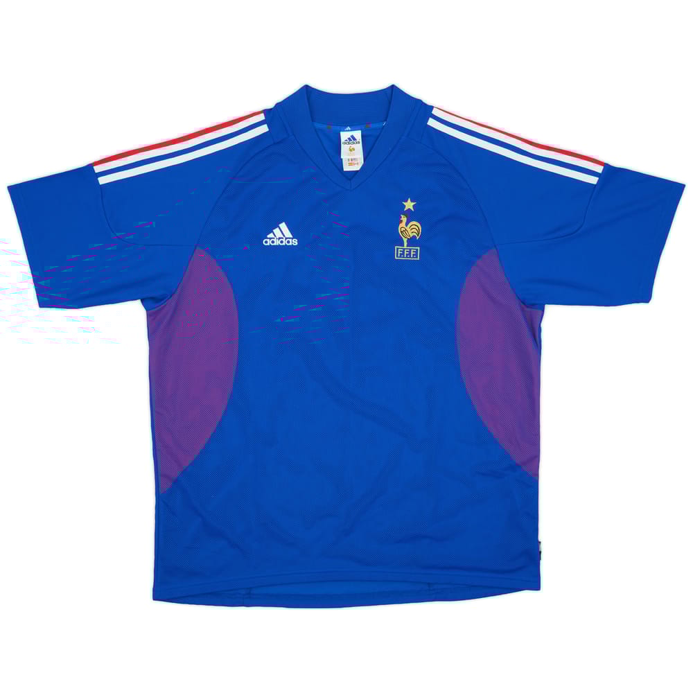 2002-04 France Home Shirt #10 - 7/10 - (XL)