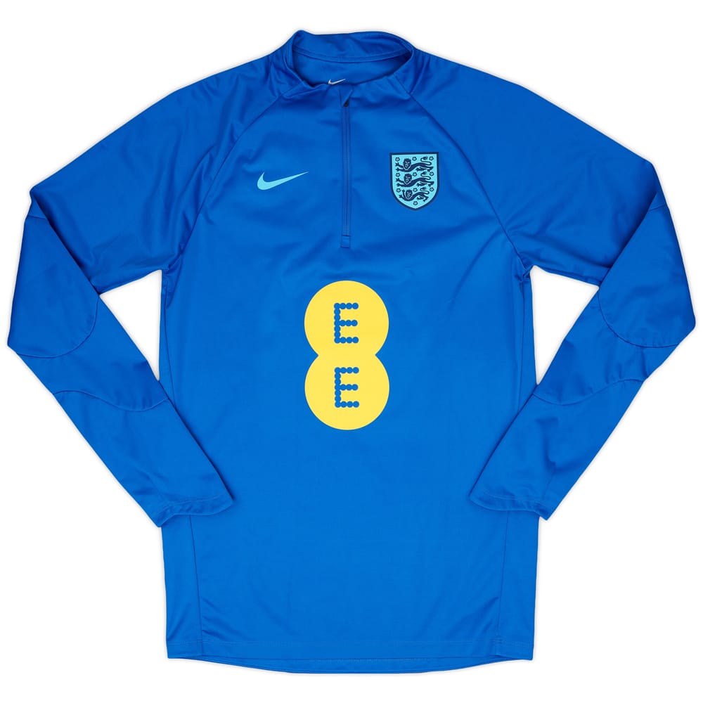 2022-23 England Nike 1/4 Zip Drill Top - 10/10 - (S)