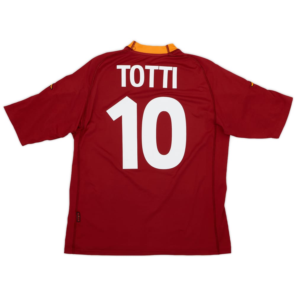 2000-01 Roma Home Shirt Totti #10 - 6/10 - (XXL)