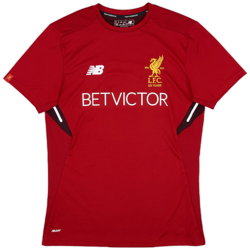 2017-18 Liverpool 125 Years New Balance Training Tee - 10/10 - (M)