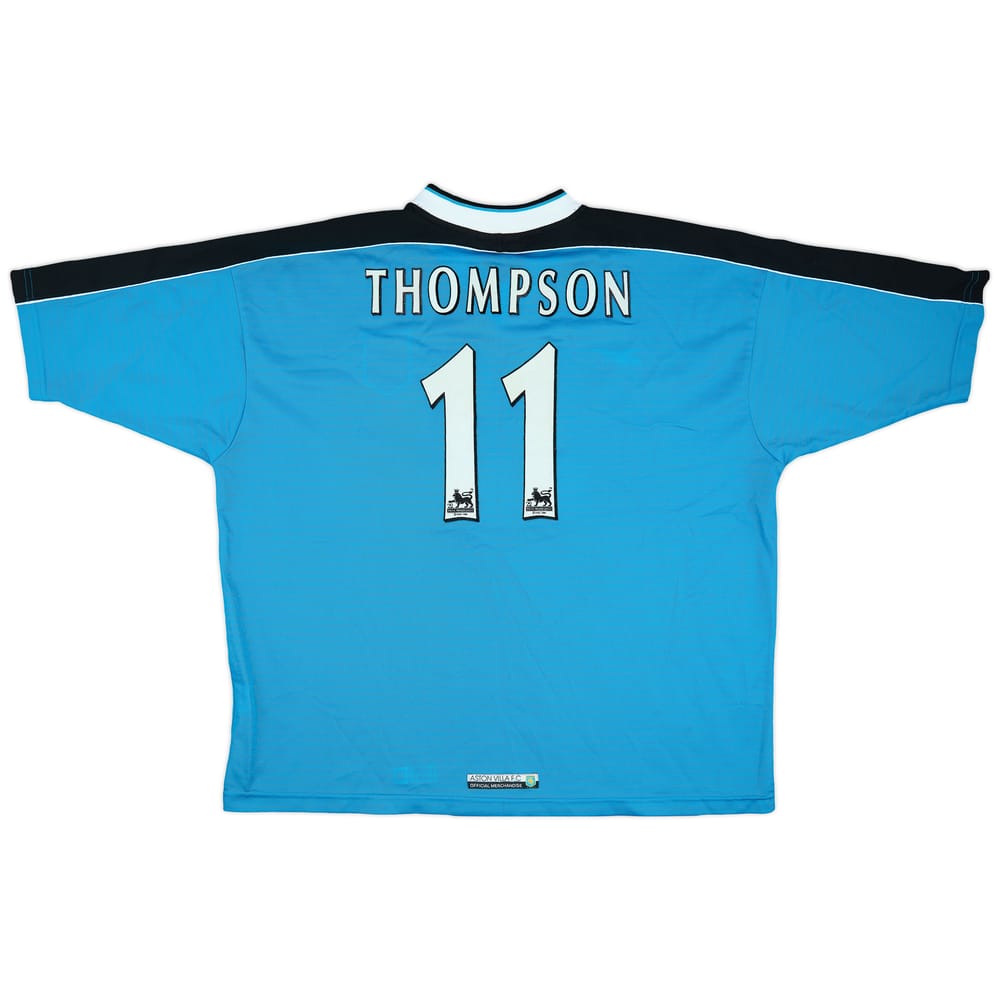 1998-99 Aston Villa Away Shirt Thompson #11 - 7/10 - (XXL)