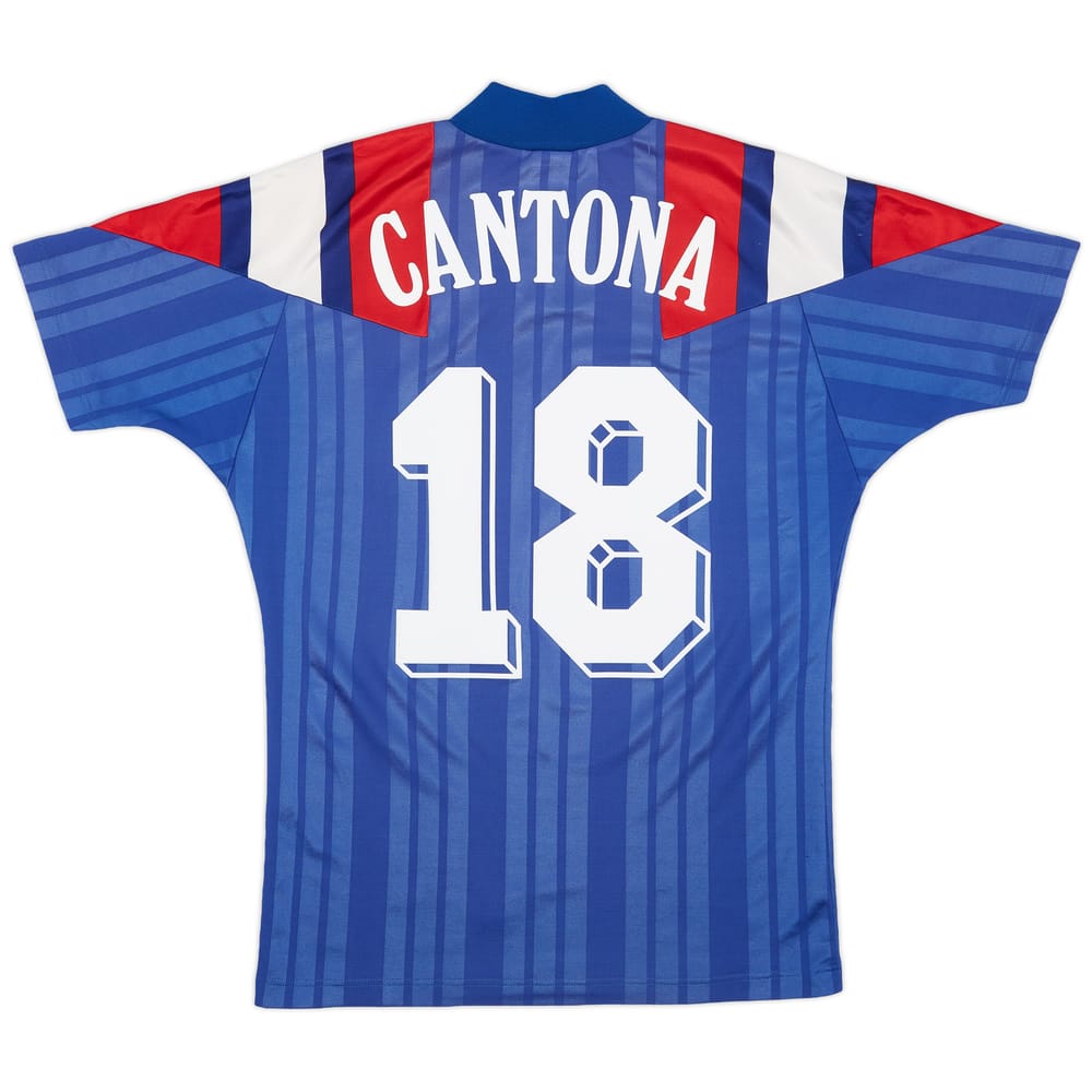 1992-94 France Home Shirt Cantona #18 - 8/10 - (M)