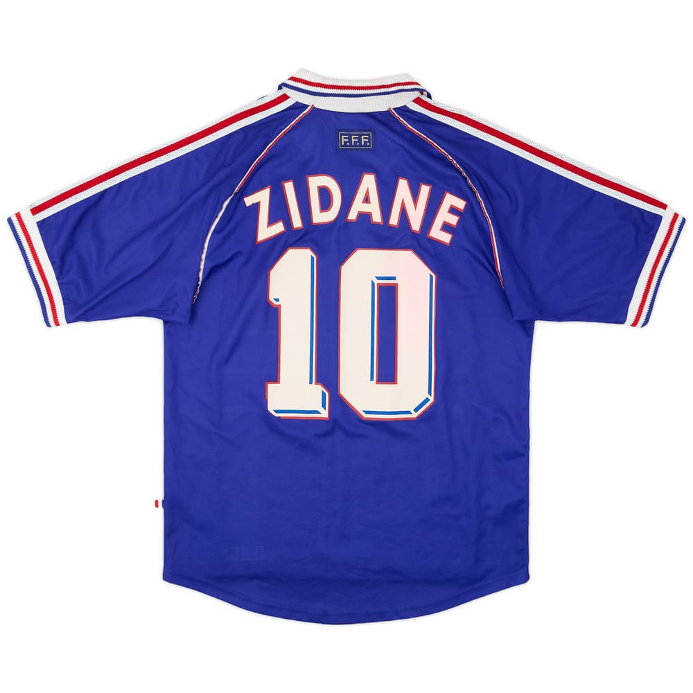 1998-00 France Home Shirt Zidane #10 - 5/10 - (M)