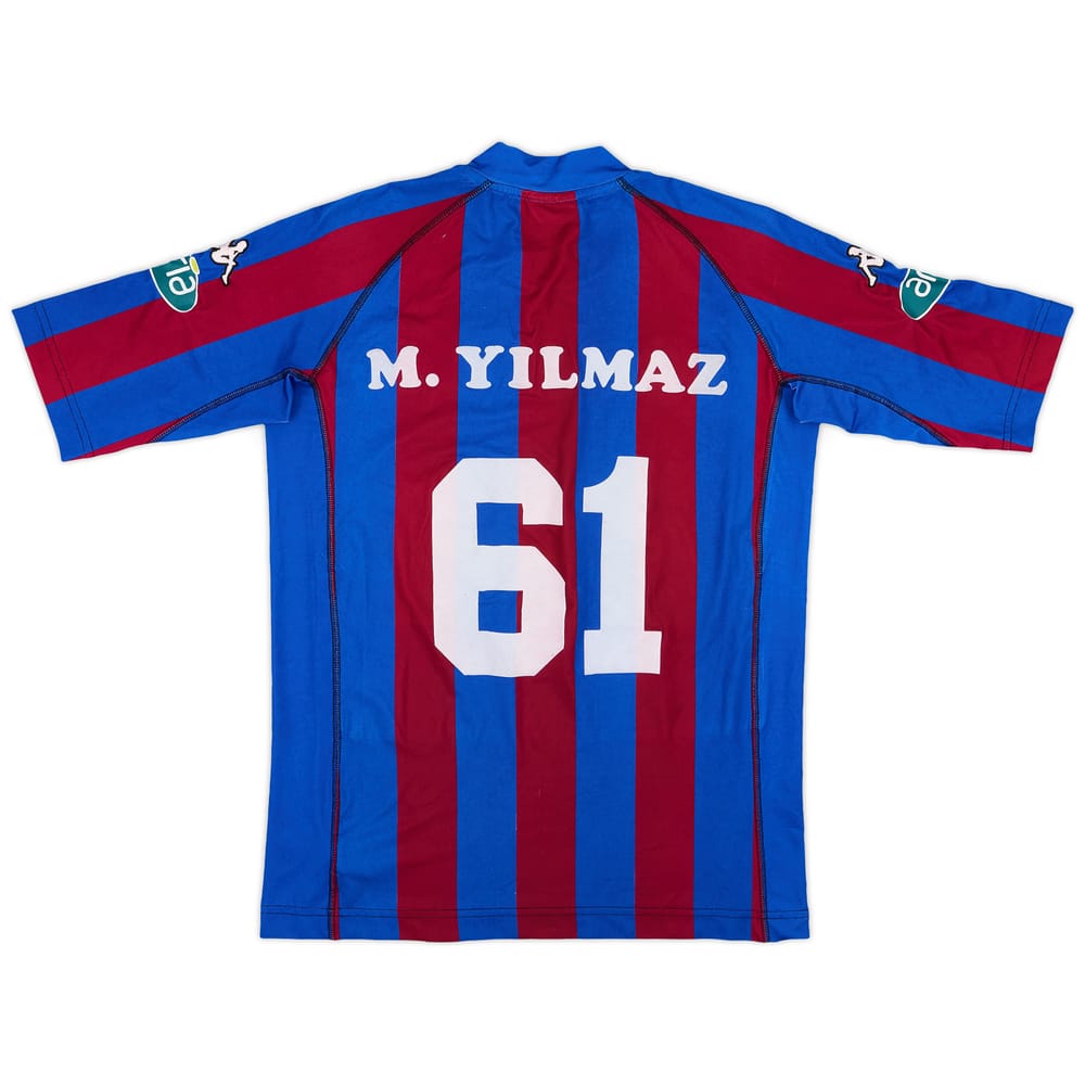 2002-03 Trabzonspor Home Shirt M. Yilmaz #61 - 6/10 - (XL)