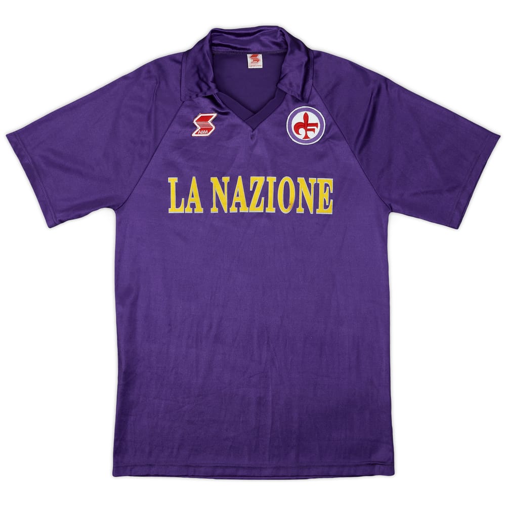 1989-90 Fiorentina Home Shirt - 8/10 - (S)