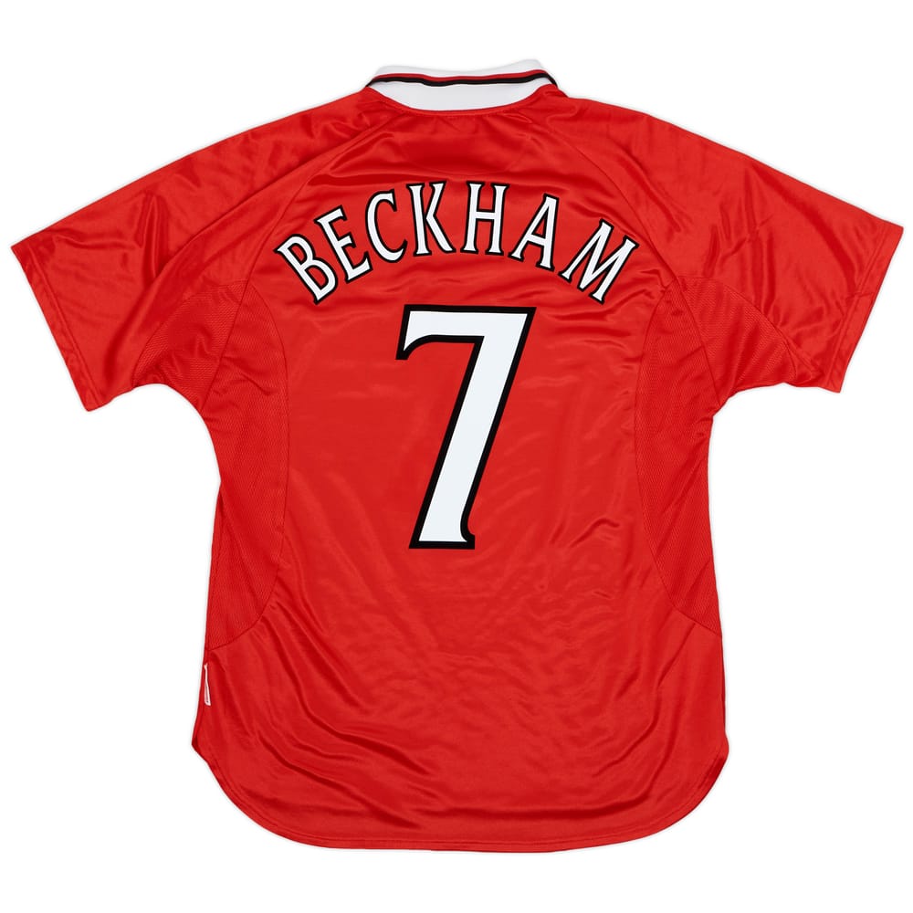 1999-00 Manchester United 'CL Winners' Shirt Beckham #7 - 9/10 - (L)