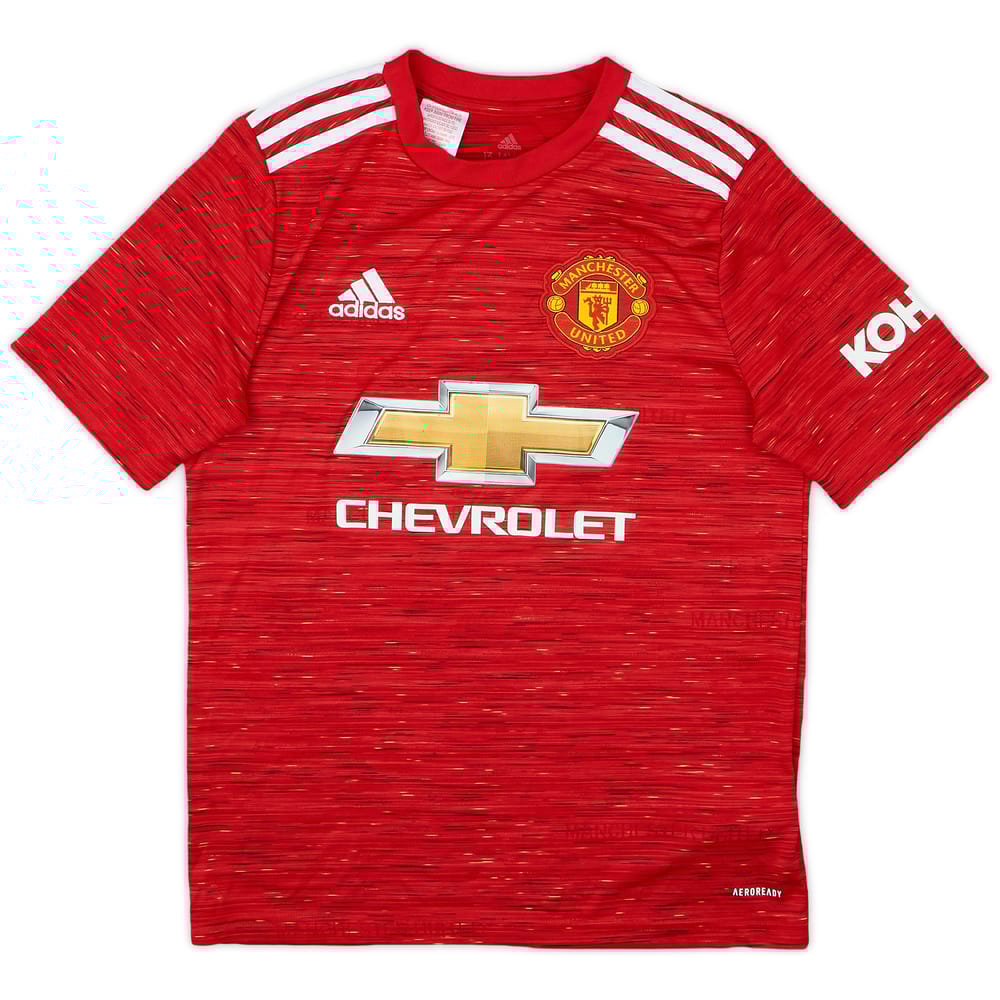 2020-21 Manchester United Home Shirt - 8/10 - (L.Boys)