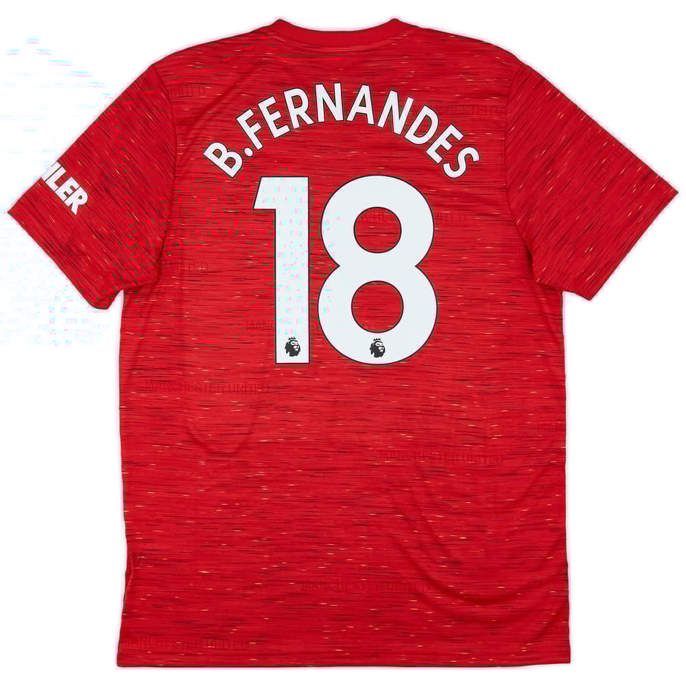 2020-21 Manchester United Home Shirt B.Fernandes #18 (L)