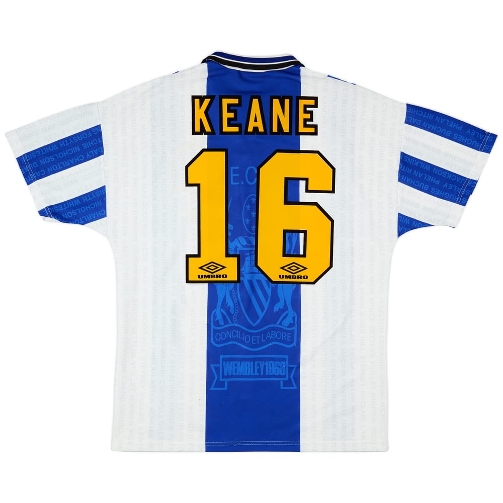 1994-96 Manchester United Third Shirt Keane #16 - 8/10 - (L)