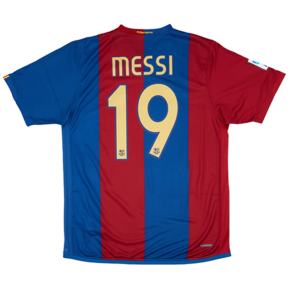 2006-07 Barcelona Home Shirt Messi #19 (L)