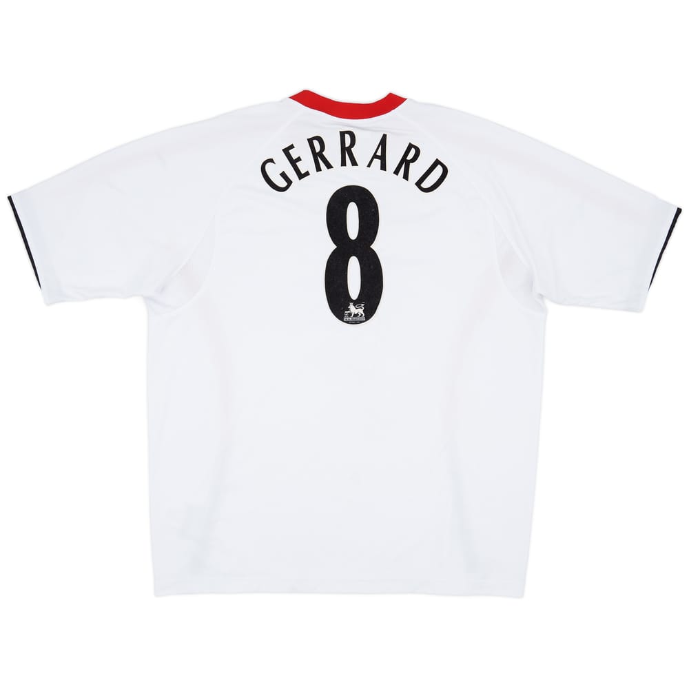2005-06 Liverpool Away Shirt Gerrard #8 - 6/10 - (XXL)