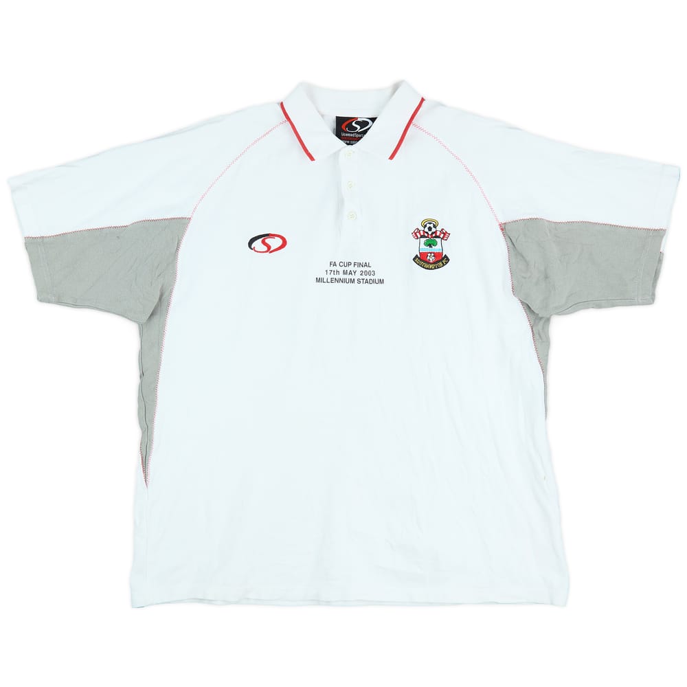 2003-04 Southampton FA Cup Final Polo Shirt - 8/10 - (L)