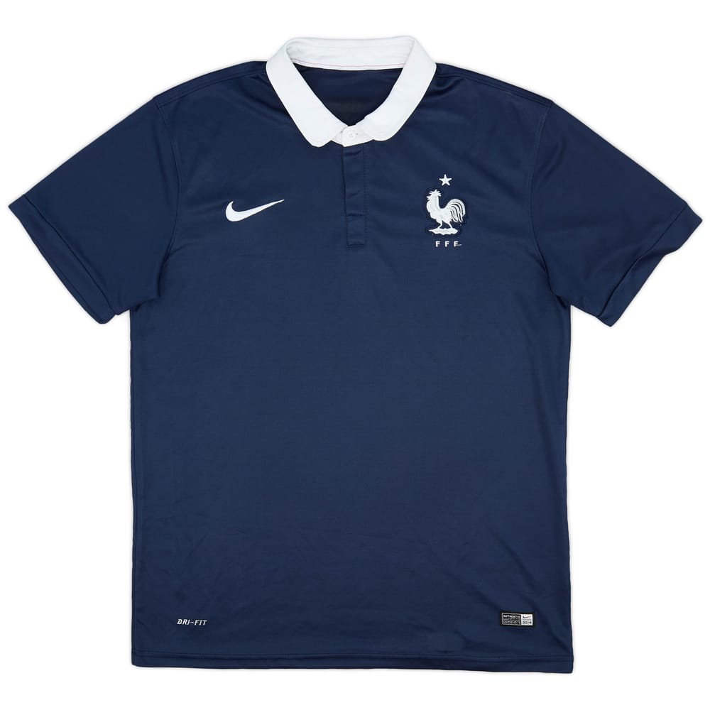 2014-15 France Home Shirt - 8/10 - (L)