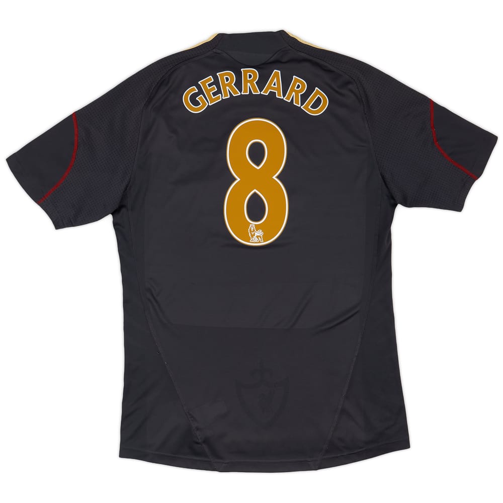2009-10 Liverpool Away Shirt Gerrard #8 - 6/10 - (L)