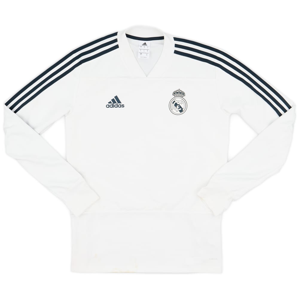 2018-19 Real Madrid adidas Sweat Top - 6/10 - (S)