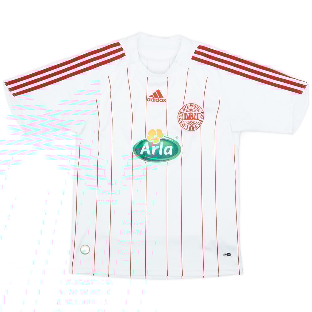 2008-10 Denmark 'Fodboldskole 2009' Away Shirt - 7/10 - (L.Boys)